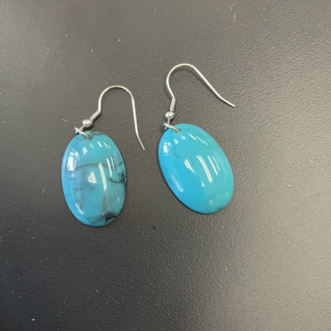 J15 - Vintage Blue Earrings